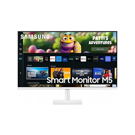 Samsung ODYSSEY M5 LS32CM501EUXUF 32" 4 Ms Smart Monitör Beyaz (Teşhir & Outlet)