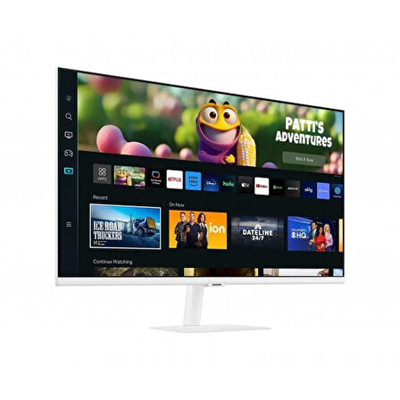 Samsung ODYSSEY M5 LS32CM501EUXUF 32" 4 Ms Smart Monitör Beyaz (Teşhir & Outlet)