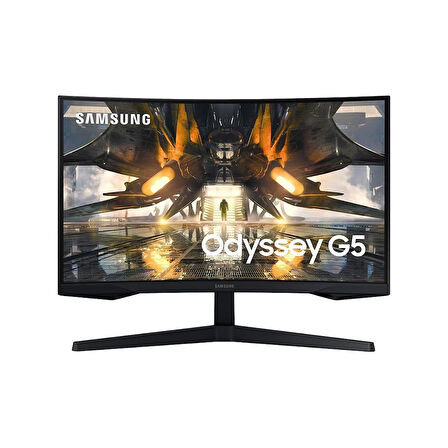 Samsung Odyssey G5 27" 1 ms 2K Curved 165 Hz Oyuncu Monitörü LS27AG550EUXUF (Teşhir & Outlet)