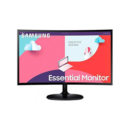 Samsung Essential 24" 4 ms Full HD Curved 75 Hz Monitör (Teşhir & Outlet ) - LS24C362EAUXUF 