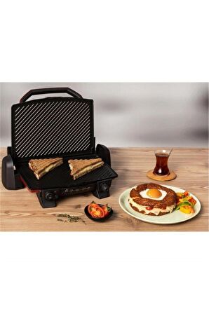 Tefal Toast Expert Kırmızı Tost Makinesi 1800W (Teşhir & Outlet)