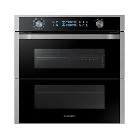 Samsung 75 L Çift Bölmeli Fırın NV75R7647RS/TR | Yenilenmiş Ürün