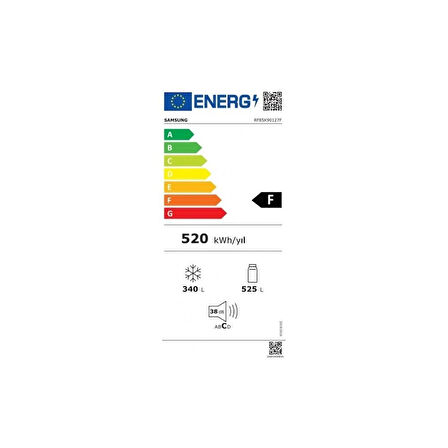 Samsung No-Frost 865 L A+ Buzdolabı RF85K90127F/TR | Yenilenmiş Ürün