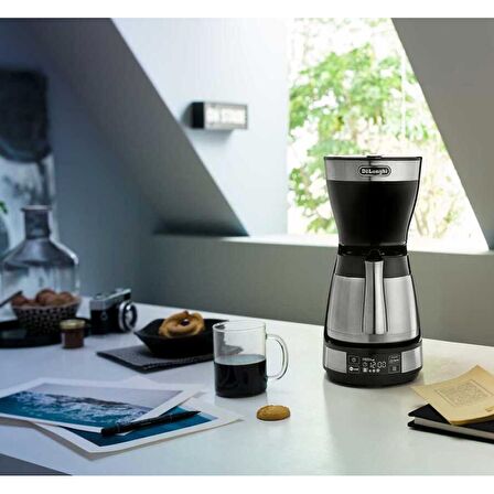 DeLonghi ICM16731 Siyah Filtre Kahve Makinesi (Teşhir & Outlet)