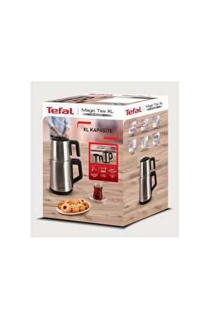 Tefal BJ5620 Magic Tea XL Çay Makinesi Cam Demlikli 1650W (Teşhir & Outlet)