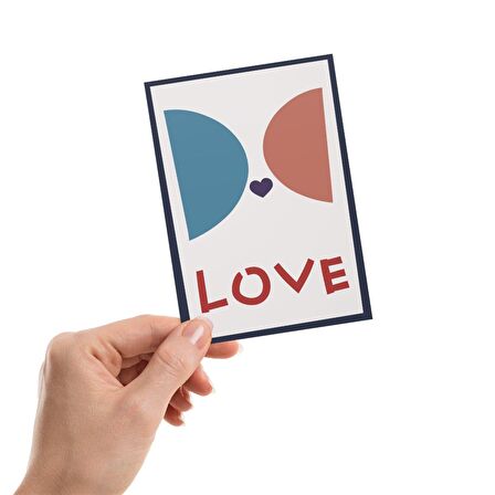 Love Motto Kartı / Kartpostal