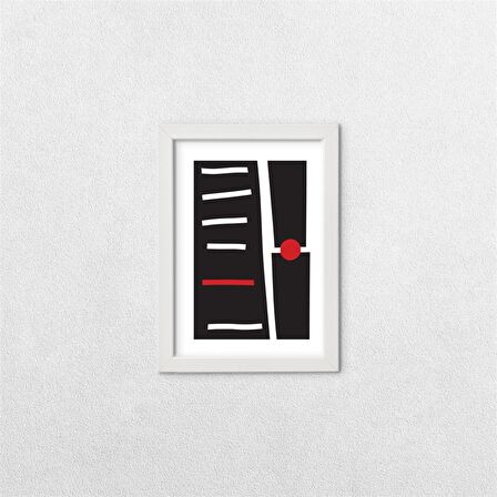 Denge Temalı Çerçeveli Tablo A 13x18 cm