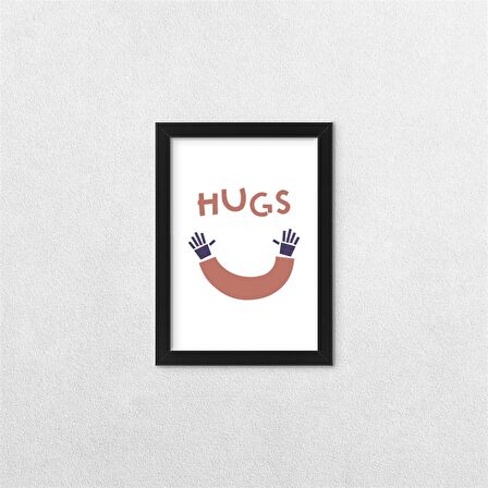 Hugs Temalı Tablo 21x30 cm