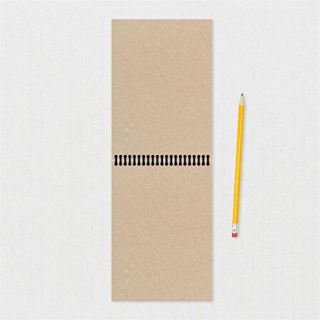 El Yapımı Sevimli Kedi Not Defteri 5 - 8x12