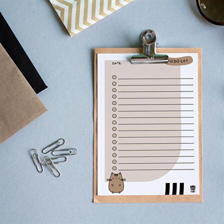 Sevimli Kedi To Do List Planlayıcı C