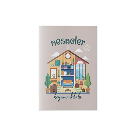 Çocuklar İçin Eğitici Boyama Kitabı Nesneler 2