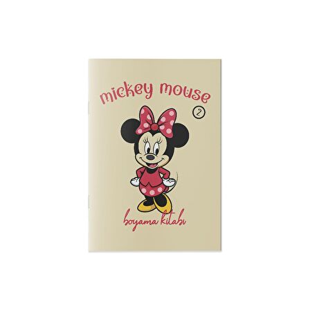 Çocuklar İçin Konsept Boyama Kitabı Mickey Mouse 2