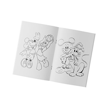 Çocuklar İçin Konsept Boyama Kitabı Mickey Mouse 2