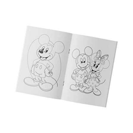 Çocuklar İçin Konsept Boyama Kitabı Mickey Mouse 2'li Set