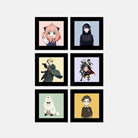 Spy x Family Anime Serisi Paspartu Magnet Set