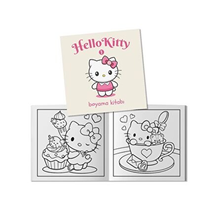 Hello Kitty Anime Serisi Boyama Kitabı 1