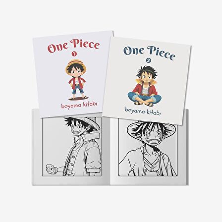 One Piece Anime Serisi Boyama Kitabı Set