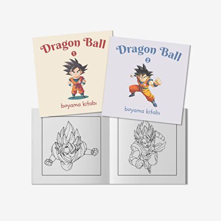 Dragon Ball Anime Serisi Boyama Kitabı Set