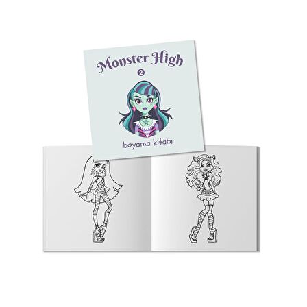 Monster High Anime Serisi Boyama Kitabı 2