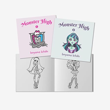 Monster High Anime Serisi Boyama Kitabı Set