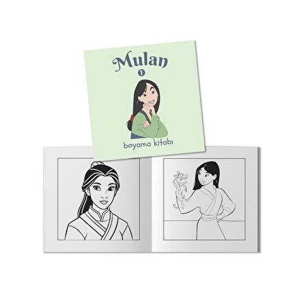 Mulan Anime Serisi Boyama Kitabı 1