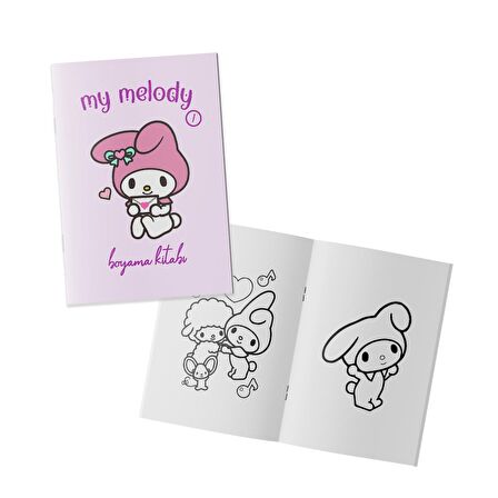 Çocuklar İçin My Melody Boyama Kitabı 1