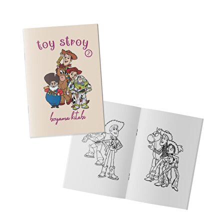 Çocuklar İçin Toy Story Boyama Kitabı 2