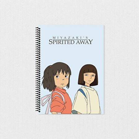 El Yapımı Anime Serisi Spirited Away Not Defteri A5
