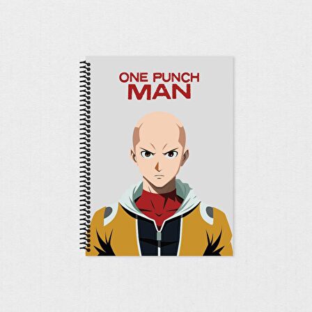El Yapımı Anime Serisi One Punch Man Not Defteri A5