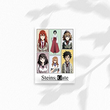 Anime Serisi Steins Gate A4 Duvar Posteri