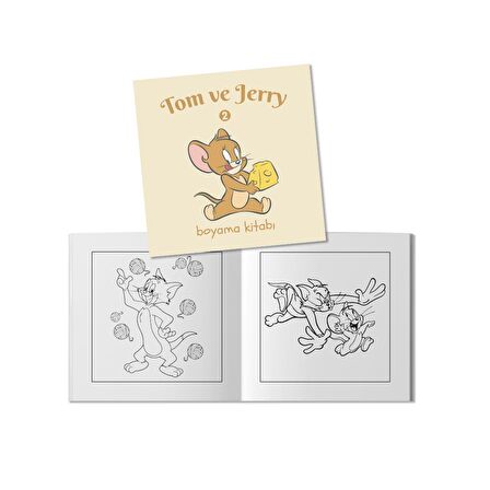 Tom and Jerry Anime Serisi Boyama Kitabı 2
