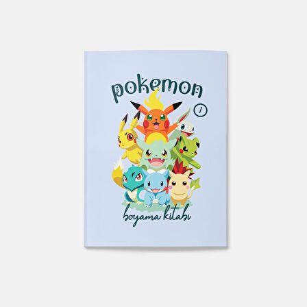 Pokemon Boyama Kitabı 1