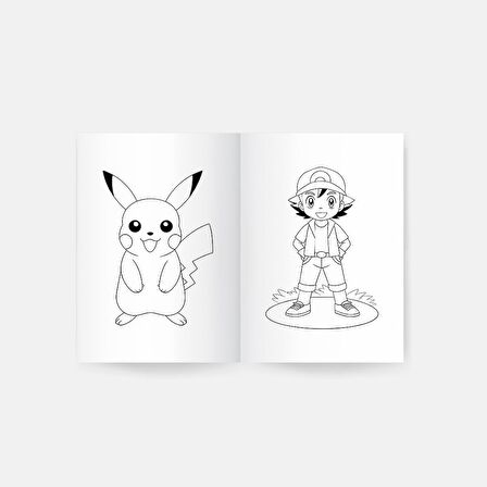 Pokemon Boyama Kitabı 1