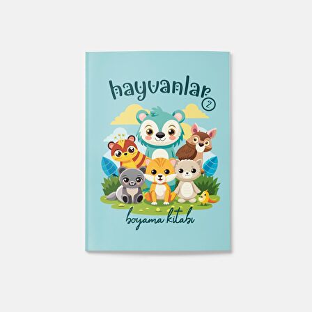 Hayvanlar Boyama Kitabı 2
