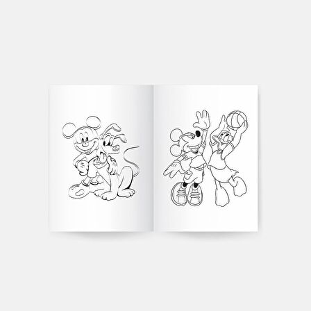 Mickey Mouse Boyama Kitabı 2'li Set