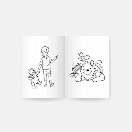 Winnie the Pooh Boyama Kitabı 2'li Set