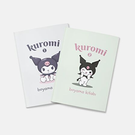 Kuromi Boyama Kitabı 2'li Set