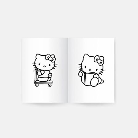 Hello Kitty Boyama Kitabı 2'li Set