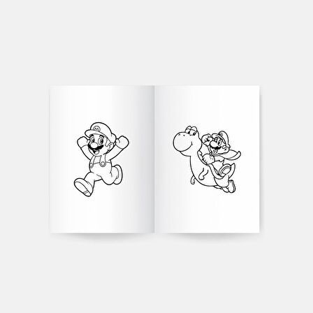 Super Mario Boyama Kitabı 2