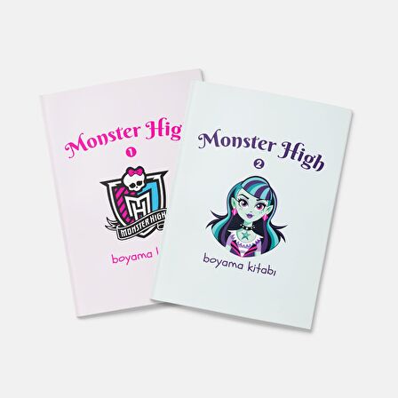 Monster High Boyama Kitabı 2'li Set