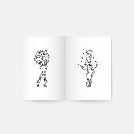 Monster High Boyama Kitabı 2'li Set