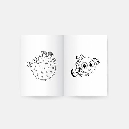 Kayıp Balık Nemo Boyama Kitabı 2'li Set