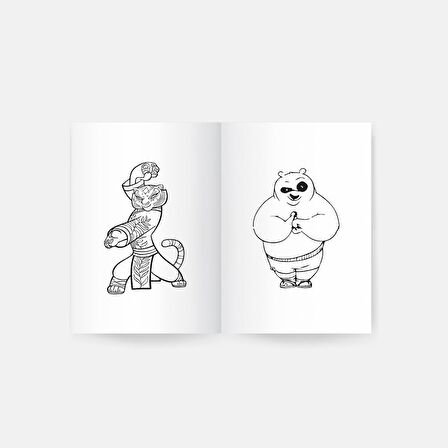 Kung Fu Panda Boyama Kitabı 1