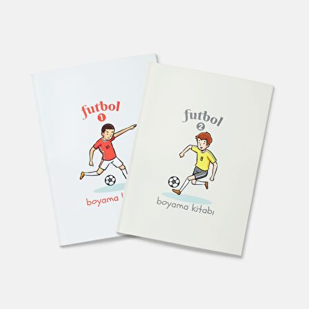 Futbol Boyama Kitabı 2'li Set