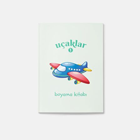 Uçaklar Boyama Kitabı 1