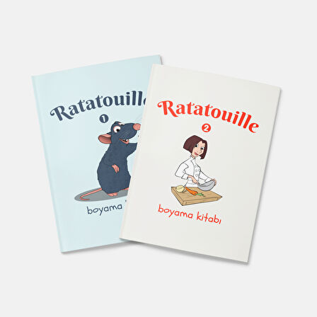 Ratatouille Boyama Kitabı 2'li Set