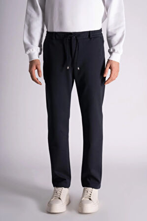 Slim Fit Jogger Bel Pantolon  Lacivert