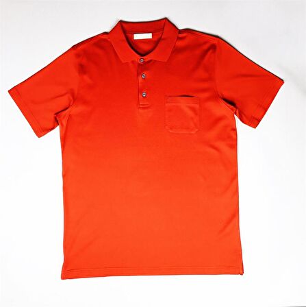 SM23SK23001 SABRİ ÖZEL MERSERİZE P. YAKA TSHIRT KİREMİT