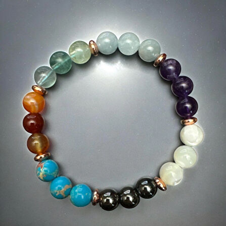 KOVA Burcuna Özel Doğal Taş Bileklik