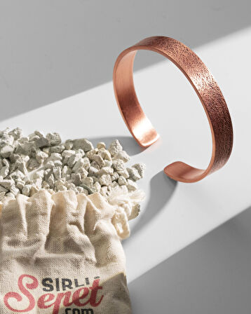 Doku Desenli 5 Motifli Prime Bakır Bilezik